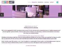 Tablet Screenshot of interartbv.nl